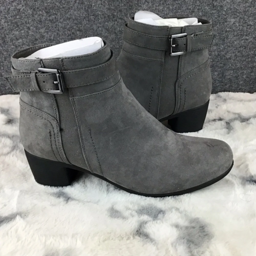 Croft and Barrow Ortholite Gray Comfort Ankle Boots Size‎ 10M NWT